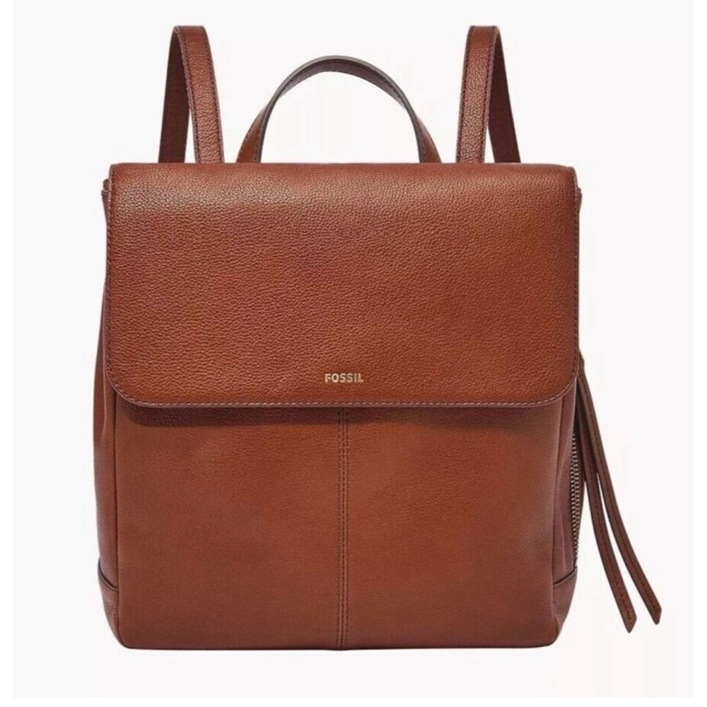 Fossil Leather Backpack
